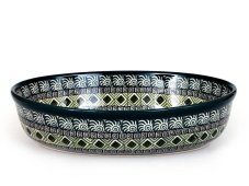 Auflaufform oval 24 cm   Aztec Sonne grüne