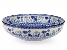 Low Bowl 27 cm (11") Blue Garden