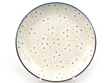 Shallow Plate 25 cm (10")   Snow Flowers
