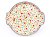 Round Platter 30 cm (12 ")   Colorful Hearts UNIKAT