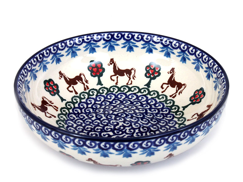 Low Bowl  17 cm (7")   Horses