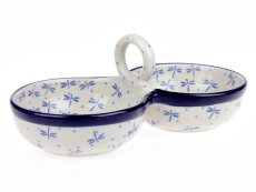 Double Bowl 25 cm Damselfly