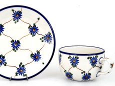 Tasse mit Untertasse 0,2 l   Lattice