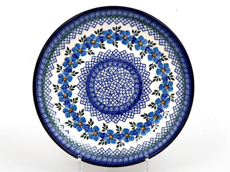 Shallow Plate 25 cm (10")   Blue Rose