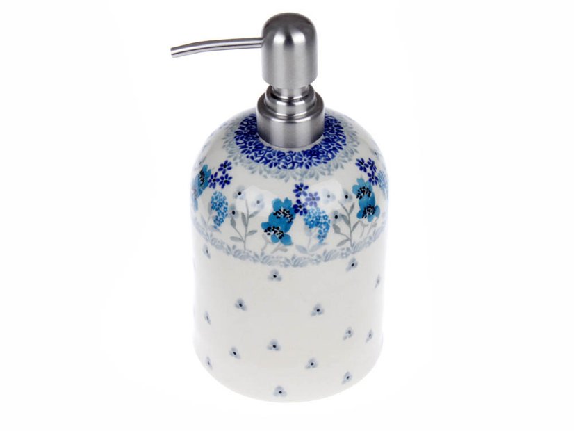 Soap Pump Large   Spring in Blue