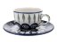 Cup with Saucer 0,1 l (4 oz)   Peacock