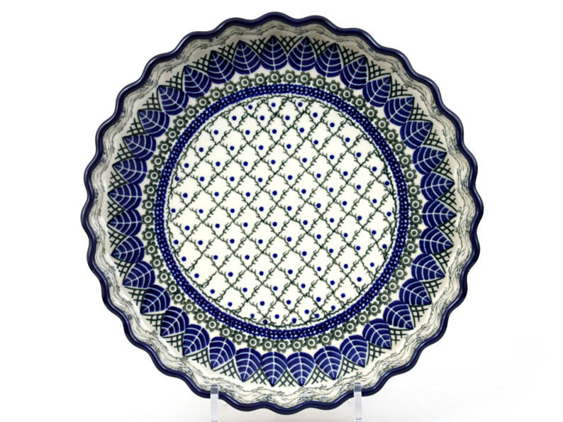 Kuchenform 29 cm   Blaue Blätter
