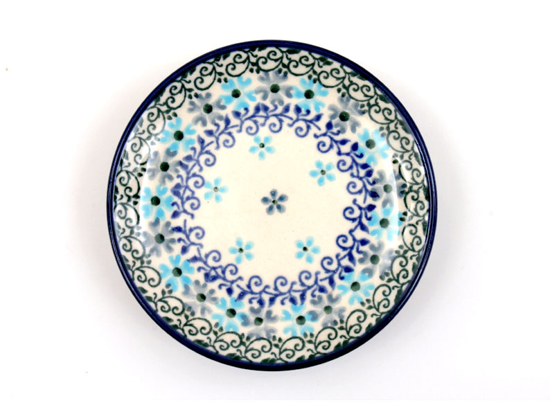 Teabag Plate 10 cm (4")   Turquoise