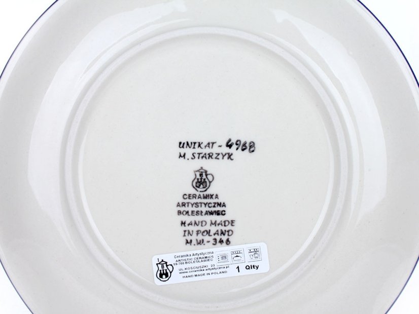 talíř dezertní 21cm   Letní kvítí  UNIKÁT