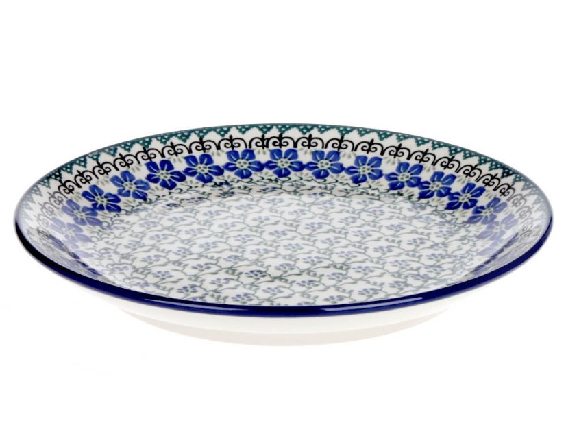 Shallow Plate 26,5 cm (10.5")   Flax Flower