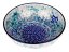 Low Bowl  17 cm (7")   Blue Summer UNIKAT