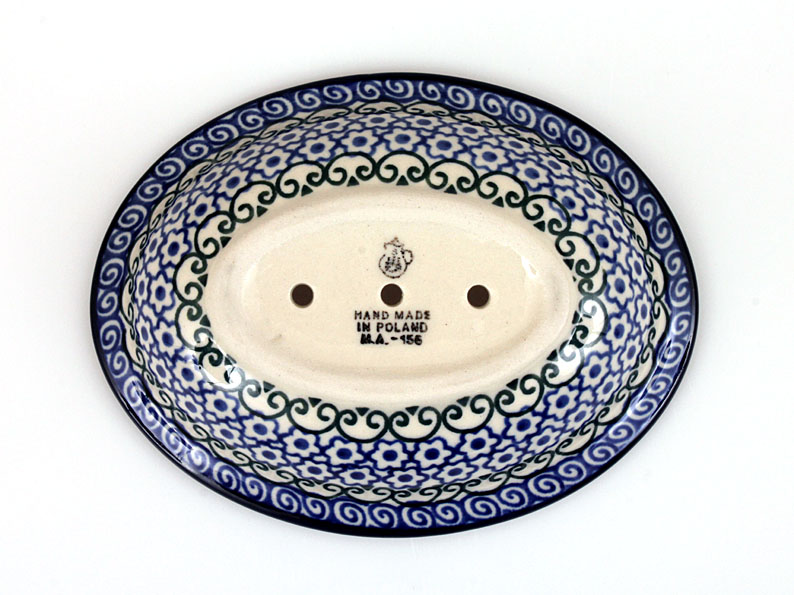 Soap Dish with Holes 14 cm (6")   Asters