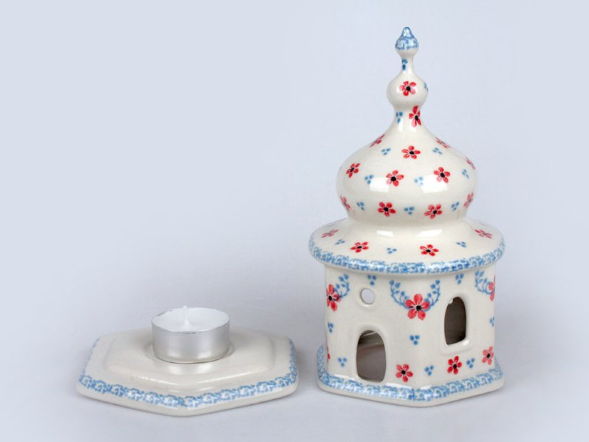 "Curch" Candle Holder 17 cm (7")   Little Red