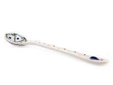 Teelöffel 17 cm   Blaue Blätter