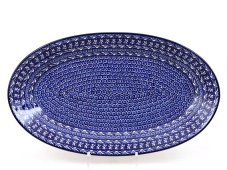 Platten Oval 45 cm   Ozeanwellen