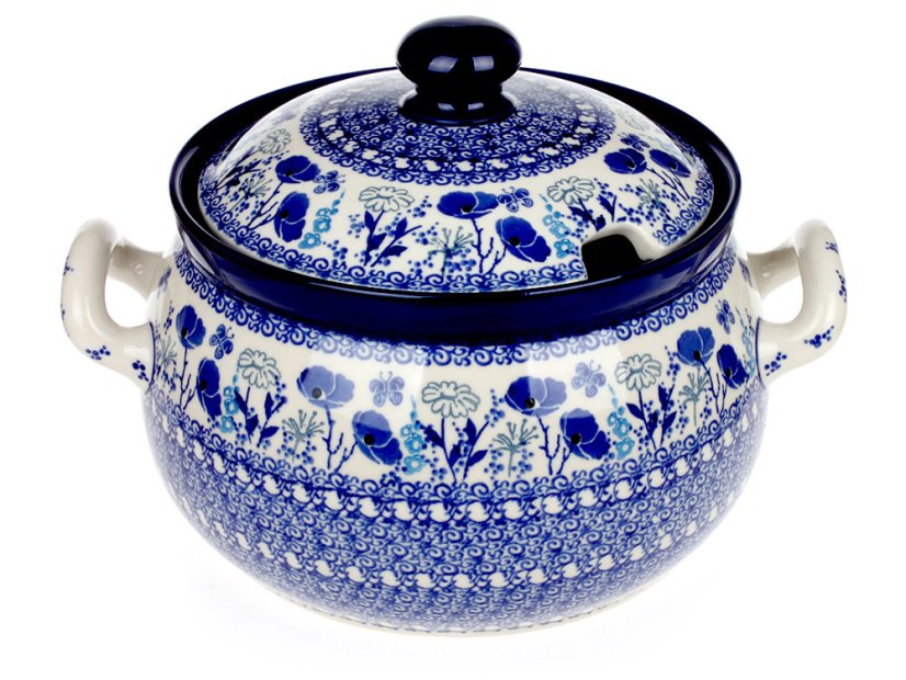 polévková mísa 3,6 l   Modrá zahrada