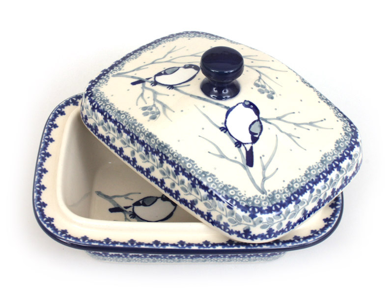 Jar with Lid    Titmouses in Winter UNIKAT