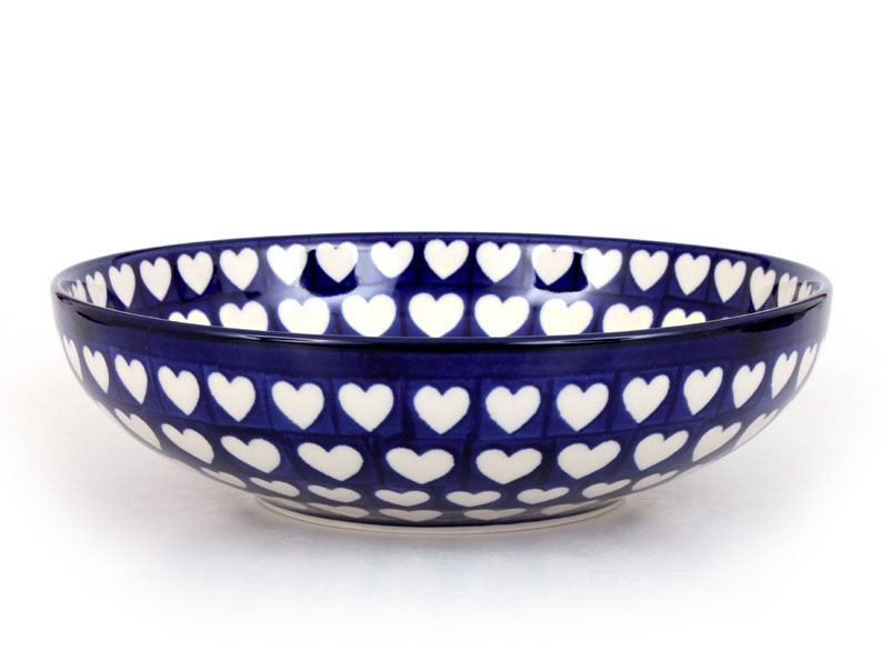 Low Bowl  22 cm (9")   Hearts