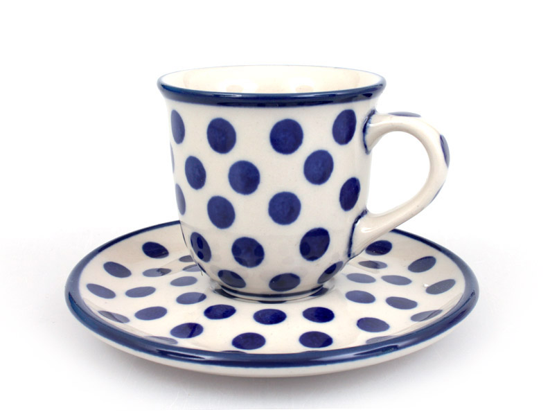 Mocca Cup with Saucer 0,06 l (2 oz)   Dots