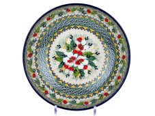 Schüssel niedrig 27 cm   Apfelblüten UNIKAT