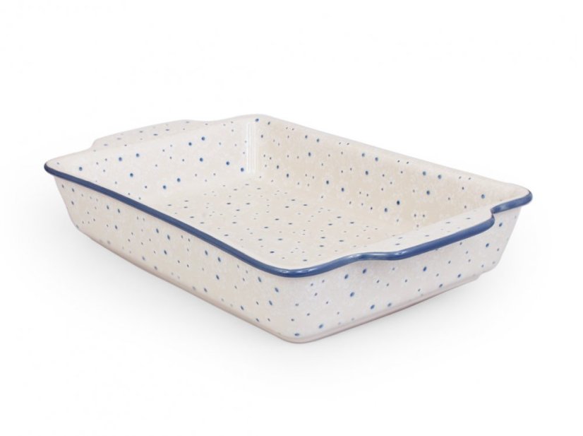 Baking Dish 39 cm (15")   Snow Flowers