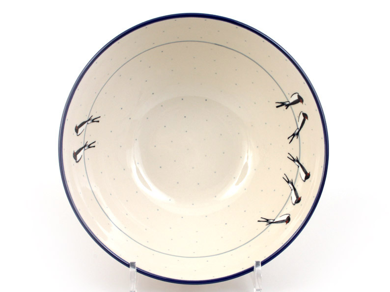 Bowl CLASSIC  24 cm (9")   Swallows UNIKAT