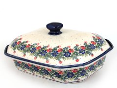 Baking Dish with Lid 31 cm (12")   Wreath