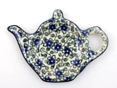 "Jug" Teabag Plate Lobelia