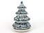 Weihnachtsbaum Windlicht 15 cm   Kletten-Labkraut