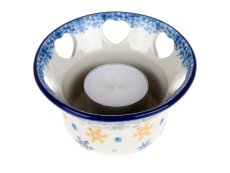 Heart Candle Holder Snow