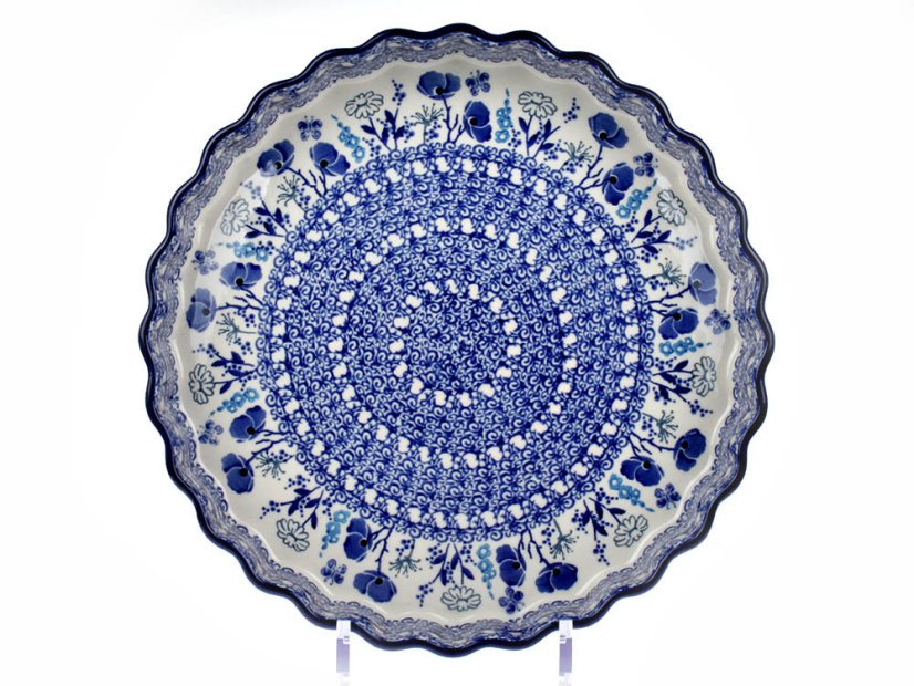 Pie Baking Dish 29 cm (11")   Blue Garden