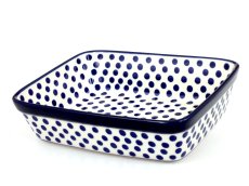 Auflaufform rechteckig 24 cm Punkte