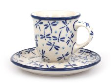 Mocca Cup with Saucer 0,06 l (2 oz)   Damselfly