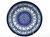 Suppenteller 21 cm   Blaue Rose