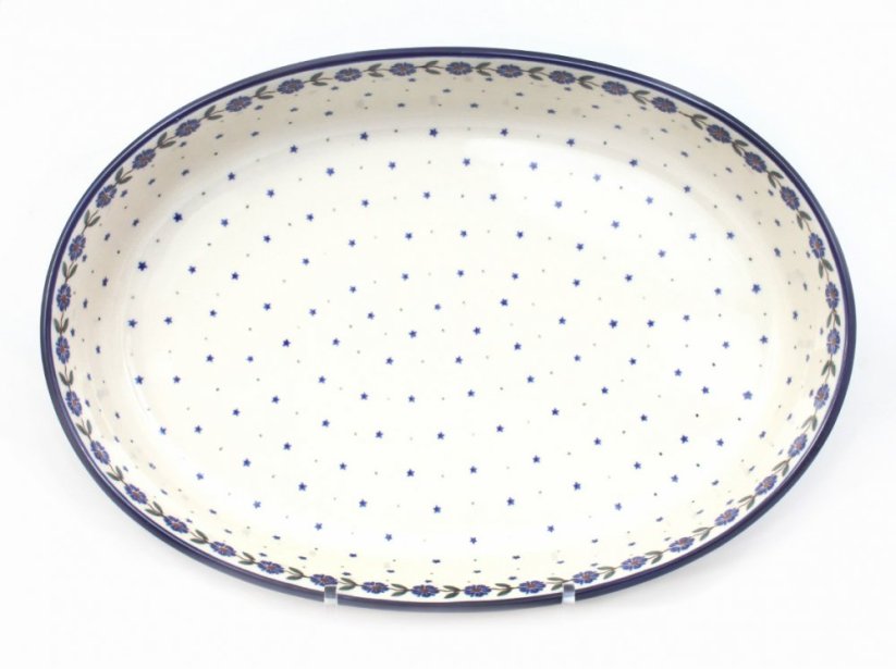 Oval Baking Dish with Lid 36 cm (14")   Twilight