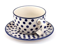 Cup with Saucer 0,35 l (13 oz) Dots