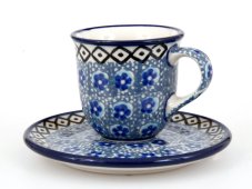 Mocca Cup with Saucer 0,06 l (2 oz)   Forget-me-not