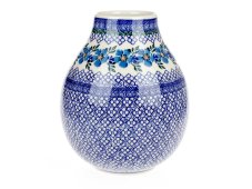 váza 19 cm Modrá růže