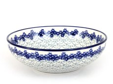 Low Bowl 17 cm (7") White Lace