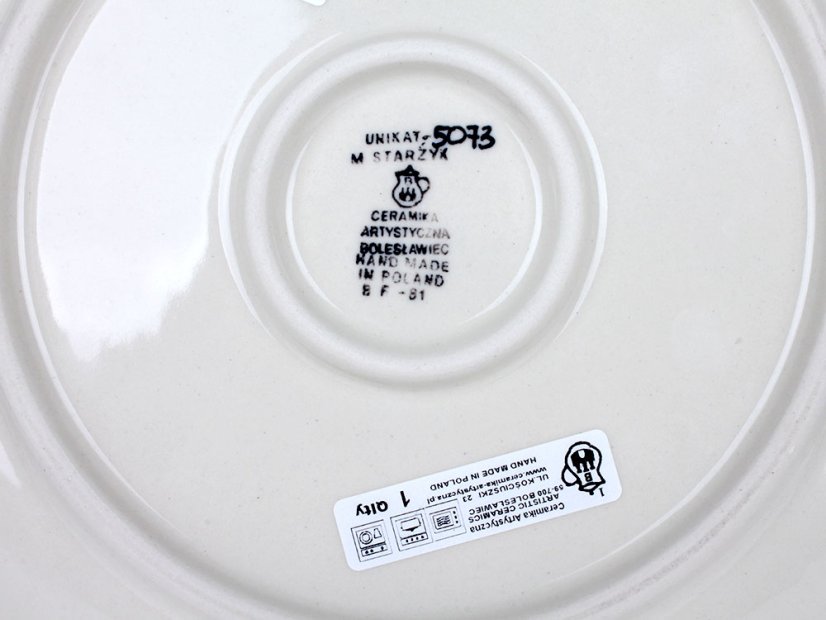 talíř mělký 25 cm   Japonská zahrada UNIKÁT