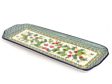 Platter 42 cm (16")   Apple Blossoms UNIKAT