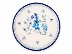 Teabag Plate 10 cm (4")   Spring in Blue