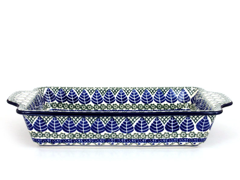 Baking Dish 33,5 cm (13")   Blue Leaves