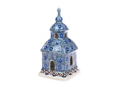 "Curch" Candle Holder 15 cm (6")   Forget-me-not