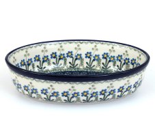 Auflaufform Oval 21 cm   Blumengarten