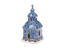 "Curch" Candle Holder 15 cm (6")   Forget-me-not