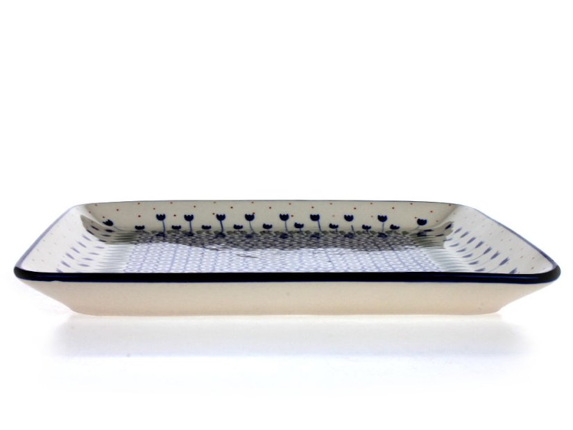 tác čtvercový 28 cm   Konvalinky