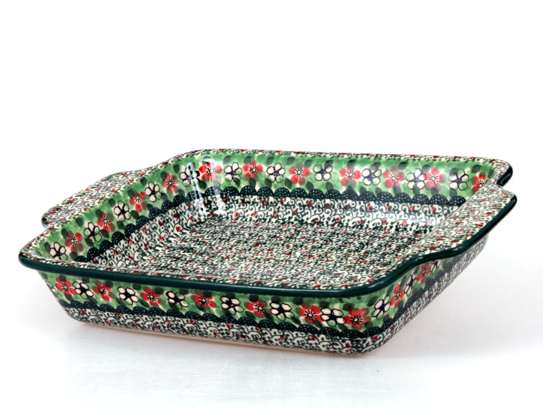 Auflaufform  mit Griffe 28 cm   Mai