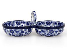 Double Bowl 25 cm Dragonfly