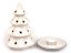 Tree Candle Holder 20 cm (8")   Snow Flowers